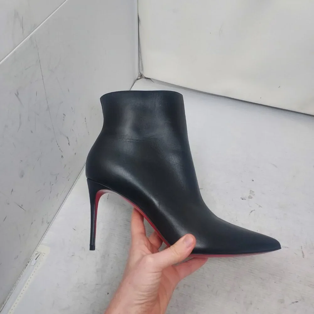CHRISTIAN LOUBOUTIN Black So Kate Ankle Heel Boot - Picture 13 of 13